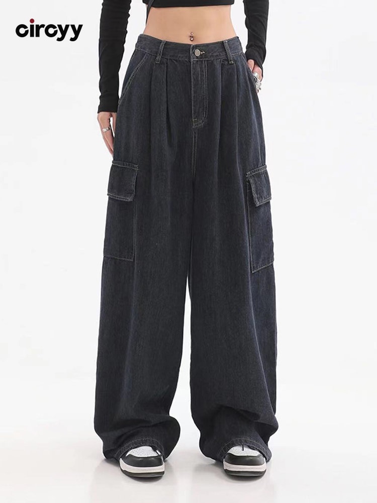 Circyy Baggy Jeans   ̽Ʈ    2023 ĳ־ ̵   ѱ м    û, Ŭ  û 